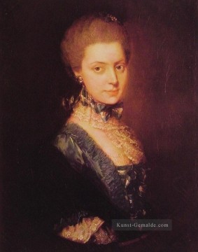 st elizabeth and a saint woman with palm Ölbilder verkaufen - Elizabeth Wrottesley Porträt Thomas Gains